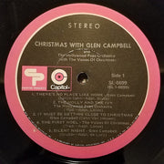 Glen Campbell And The Hollywood Pops Orchestra* With The Voices Of Christmas : Christmas With Glen Campbell (LP, Comp, Jac)