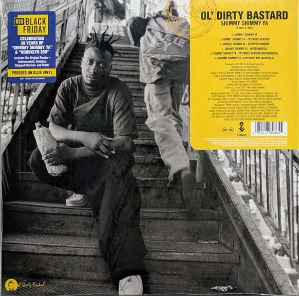 Ol' Dirty Bastard : Shimmy Shimmy Ya / Brooklyn Zoo (12", RSD, Single, Ltd, RM, Blu)