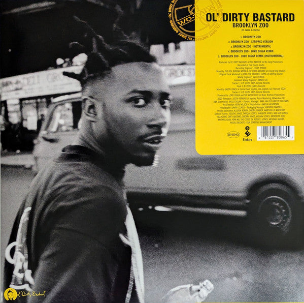 Ol' Dirty Bastard : Shimmy Shimmy Ya / Brooklyn Zoo (12", RSD, Single, Ltd, RM, Blu)