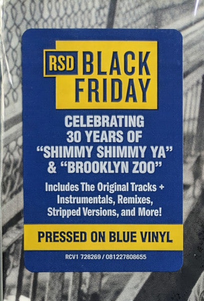 Ol' Dirty Bastard : Shimmy Shimmy Ya / Brooklyn Zoo (12", RSD, Single, Ltd, RM, Blu)