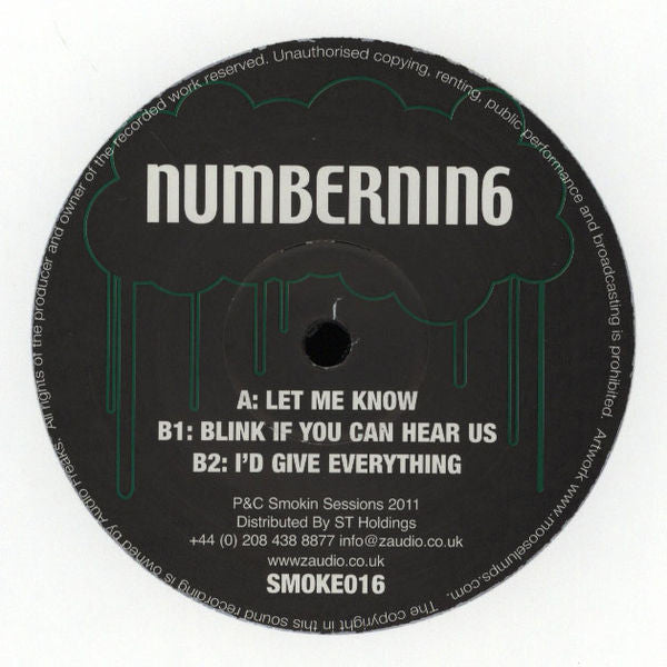 Numbernin6 : Let Me Know (12")