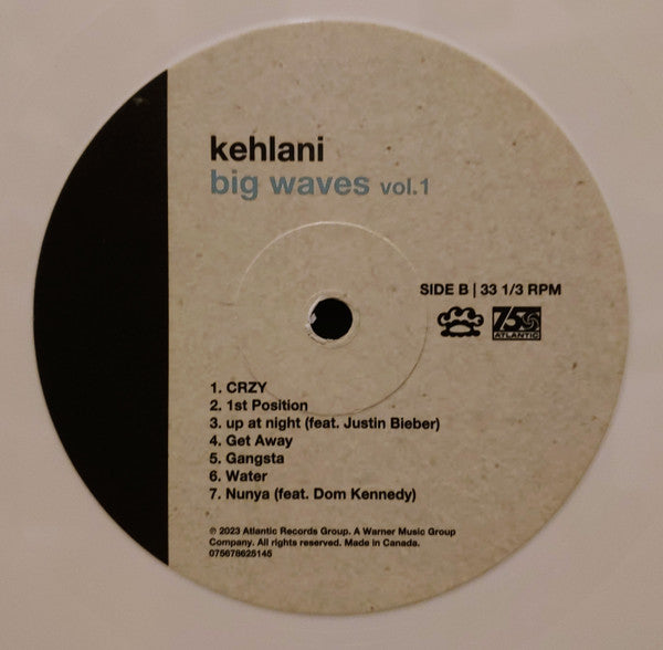 Kehlani : Big Waves Vol 1 (LP, Comp, Whi)
