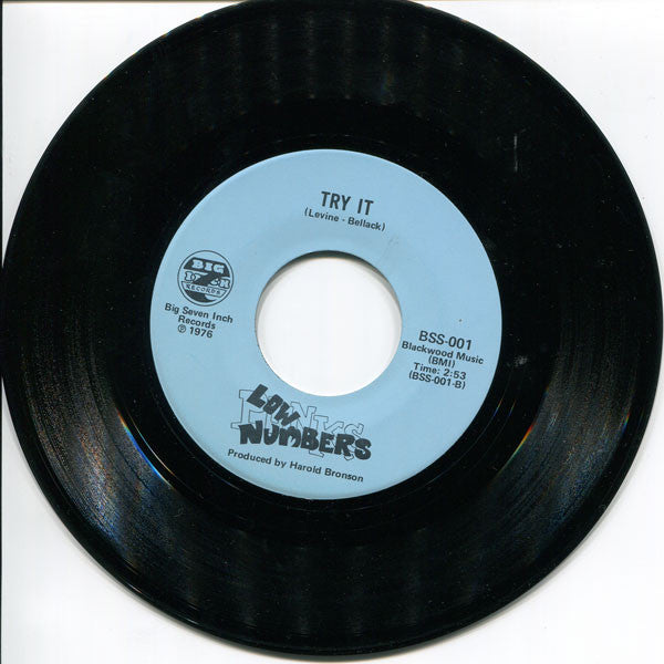 The Low Numbers : Shok Treetments / Try It (7", Single, Blu)