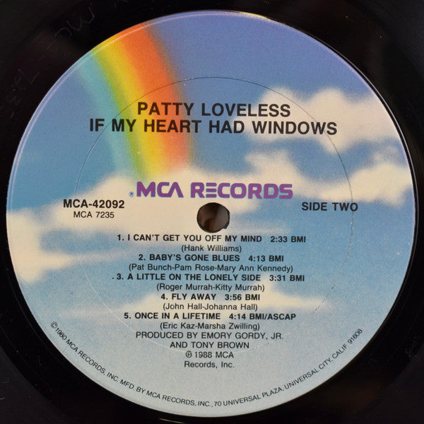 Patty Loveless : If My Heart Had Windows (LP, Album)