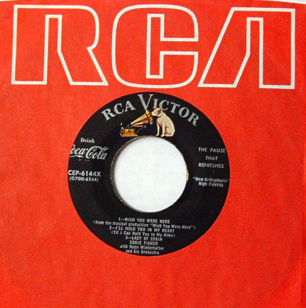 Eddie Fisher : Here's My Souvenir Record From Coke Time (7", EP, Roc)