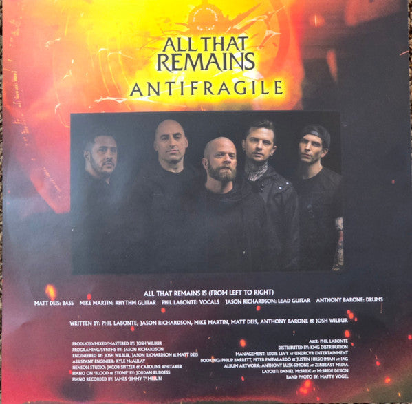 All That Remains : Antifragile  (LP, Album, Ele)