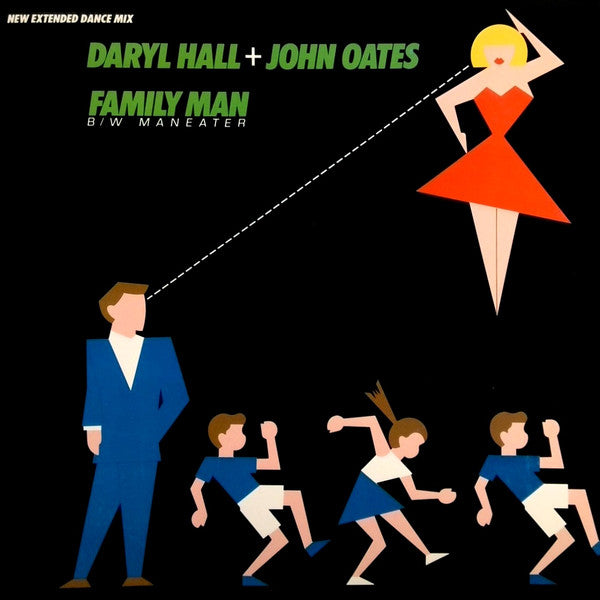 Daryl Hall & John Oates : Family Man / Maneater (12")
