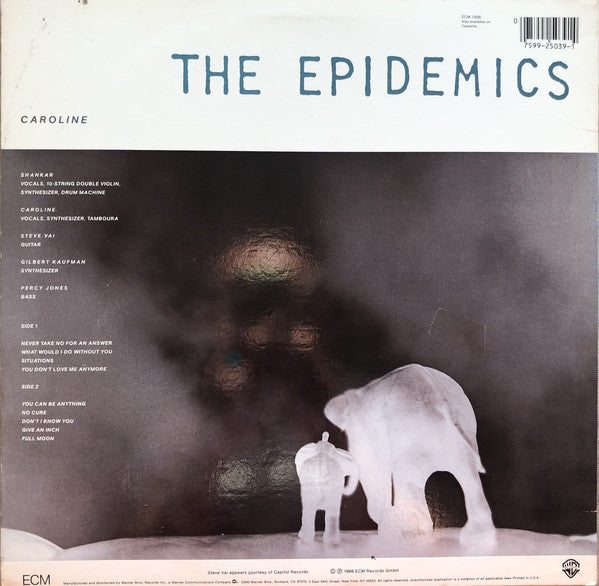Shankar / Caroline (2) : The Epidemics (LP, Album)
