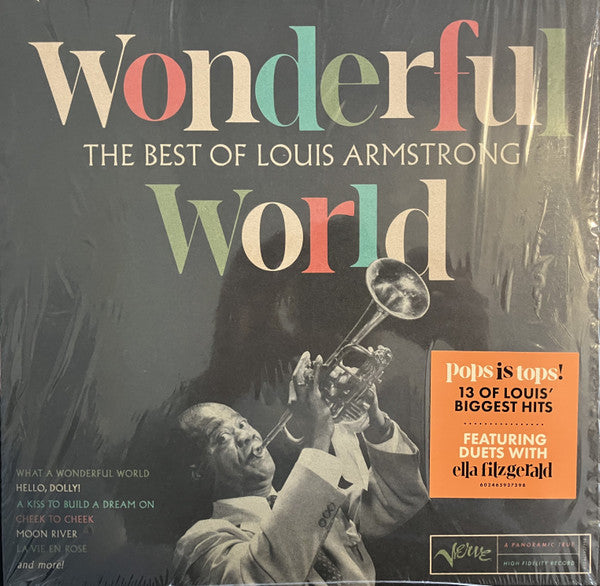 Louis Armstrong : Wonderful World: The Best Of Louis Armstrong (LP, Comp)