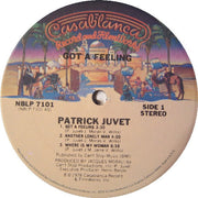 Patrick Juvet : Got A Feeling (LP, Album, Gol)