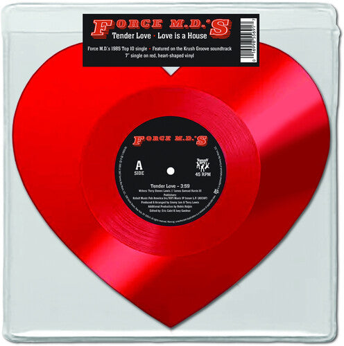 Force MD's : Tender Love/Love is a house  (7", Shape)