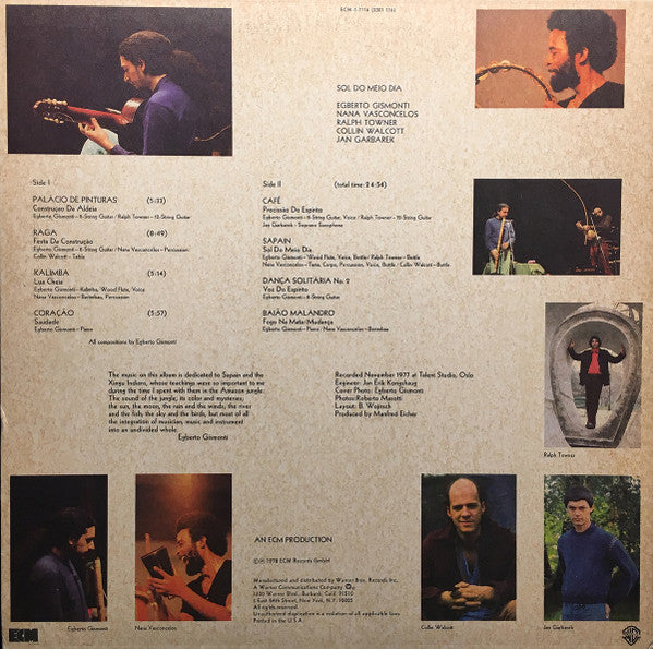 Egberto Gismonti : Sol Do Meio Dia (LP, Album)