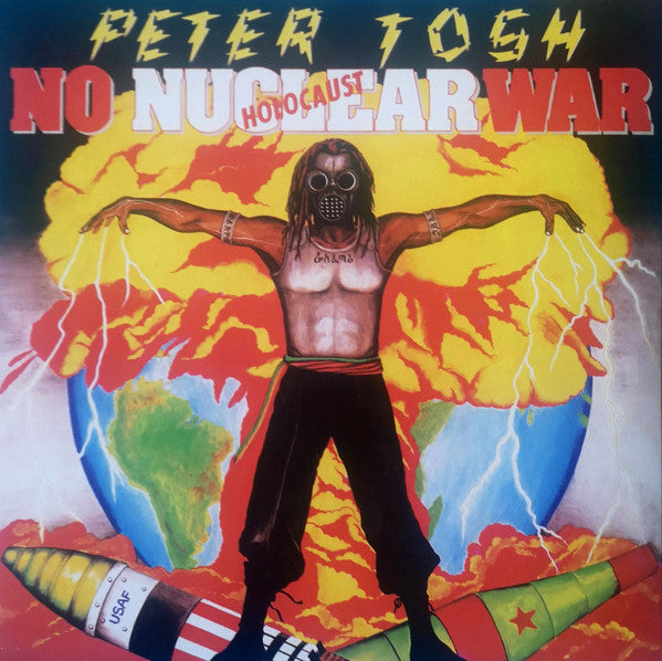 Peter Tosh : No Nuclear War (LP, Album, RE, S/Edition, Yel)