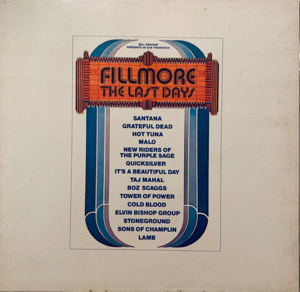 Various : Fillmore: The Last Days  (Box + 3xLP, Album)