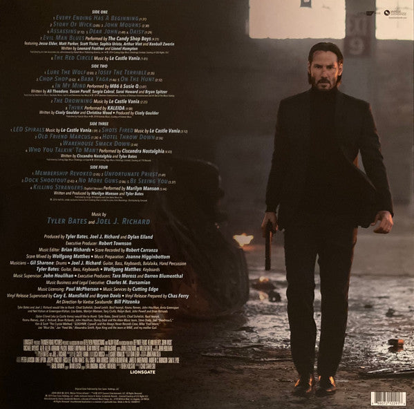 Tyler Bates And Joel J. Richard* : John Wick (Original Motion Picture Soundtrack) (2xLP, Album, RE)
