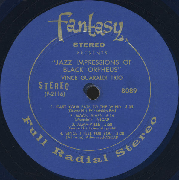 Buy Vince Guaraldi Trio : Jazz Impressions Of Black Orpheus (LP