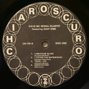 Dave McKenna Quartet Featuring Zoot Sims : Dave McKenna Quartet Featuring Zoot Sims (LP, Album)