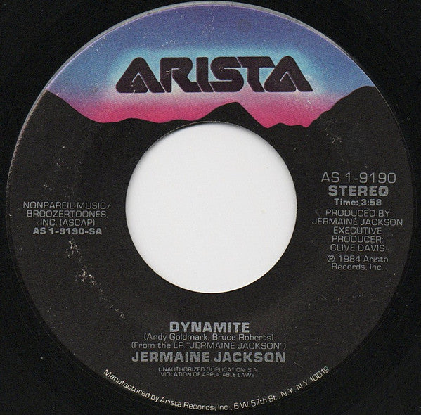 Jermaine Jackson : Dynamite (7", Single, Spe)