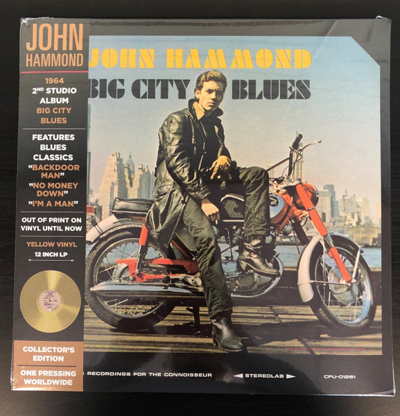 John Hammond* : Big City Blues (LP, Album, Ltd, Yel)