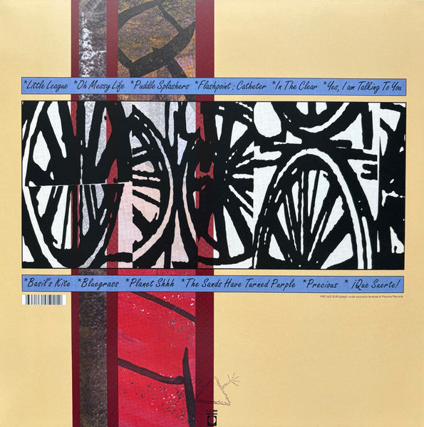 Cap'n Jazz : Burritos, Inspiration Point, Fork Balloon Sports, Cards In The Spokes, Automatic Biographies, Kites, Kung Fu, Trophies, Banana Peels We've Slipped On, And Egg Shells We've Tippy Toed Over (Shmap'n Shmazz) (LP, Album, RE, RM, Whi)