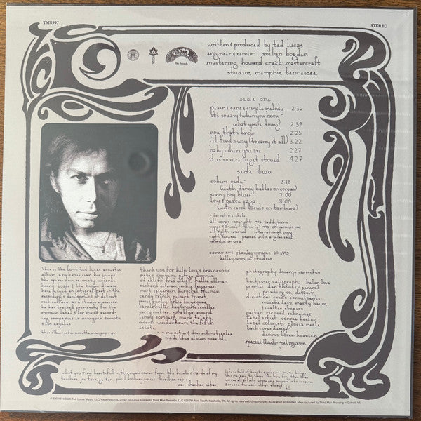 Ted Lucas : Ted Lucas (LP, Ltd, RE, RM, Gre + LP)