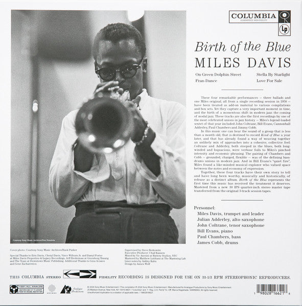 Miles Davis : Birth Of The Blue (LP, Comp, RE)