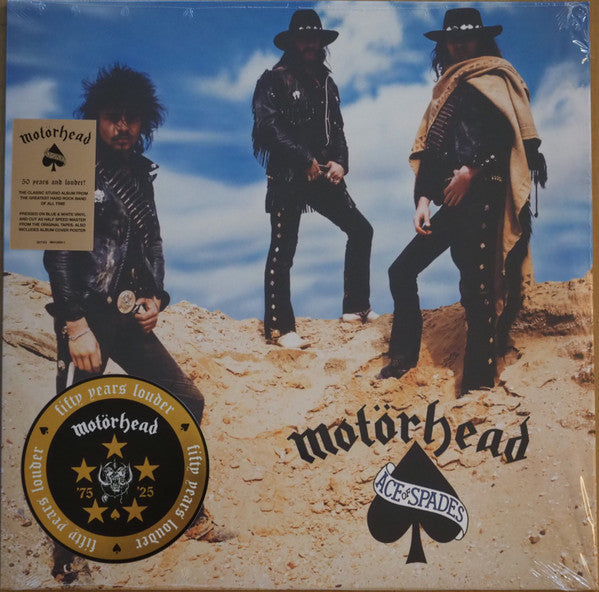 Motörhead : Ace Of Spades (LP, Album, Ltd, RE, RM, Blu)