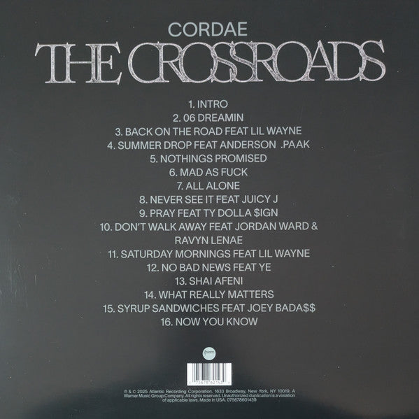 Cordae : The Crossroads (LP, Album, Ltd, Sil)