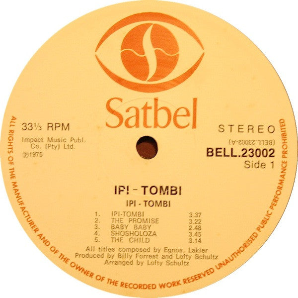 Ipi-Tombi : Ipi-Tombi (LP, Album)