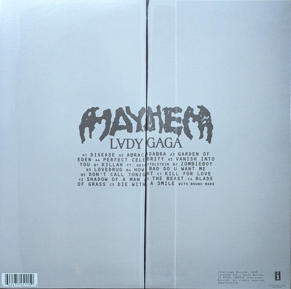 Lady Gaga : Mayhem (LP + LP, S/Sided, Etch + Album, Ltd, Yel)
