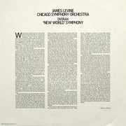James Levine (2), Chicago Symphony Orchestra, Dvořák* : "New World" Symphony (LP, Album, RE)