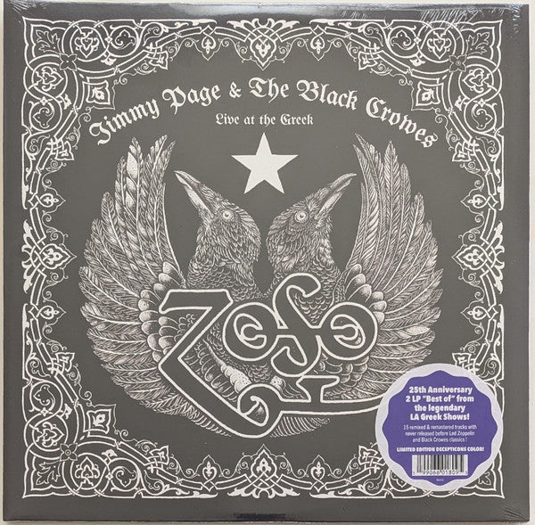 Jimmy Page & The Black Crowes : Live At The Greek (2xLP, Album, Ltd, RE, RM, Gre)