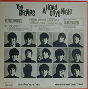 The Beatles : A Hard Day's Night (Original Motion Picture Sound Track) (LP, Album, Mono)