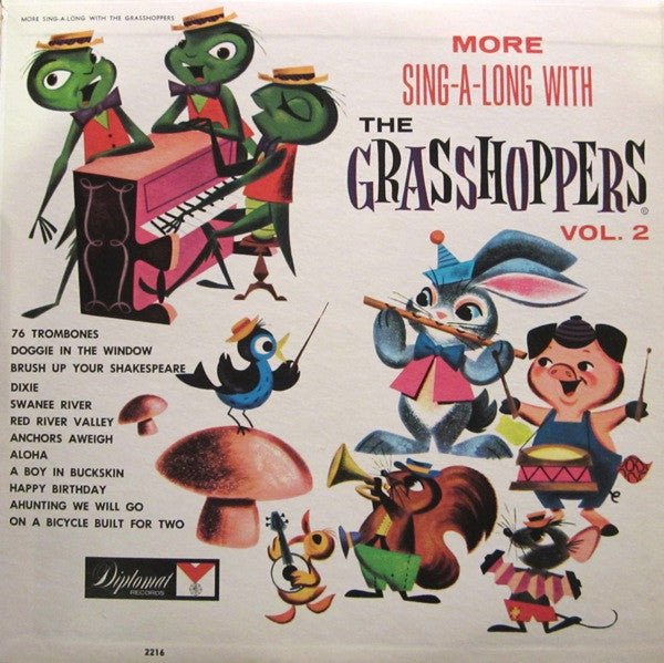 The Grasshoppers (2) : More Sing-A-Long With The Grasshoppers, Vol. 2 (LP, Album)