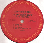 The Dave Brubeck Quartet : Anything Goes! The Dave Brubeck Quartet Plays Cole Porter (LP, Album, RE)