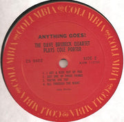 The Dave Brubeck Quartet : Anything Goes! The Dave Brubeck Quartet Plays Cole Porter (LP, Album, RE)