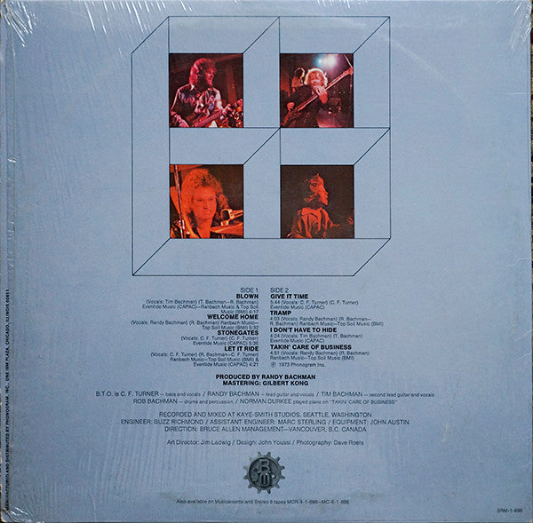 Bachman-Turner Overdrive : Bachman-Turner Overdrive II (LP, Album, RE, San)