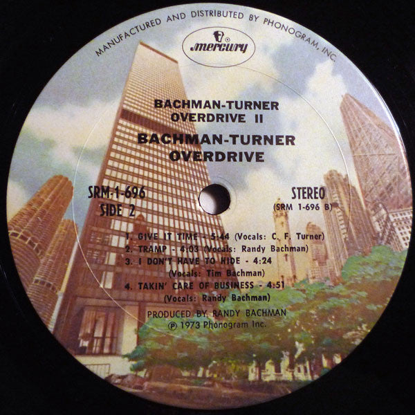 Bachman-Turner Overdrive : Bachman-Turner Overdrive II (LP, Album, RE, San)