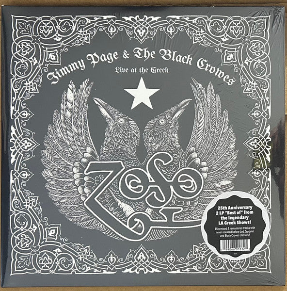 Jimmy Page & The Black Crowes : Live At The Greek (2xLP, Album, RE, RM, 25t)