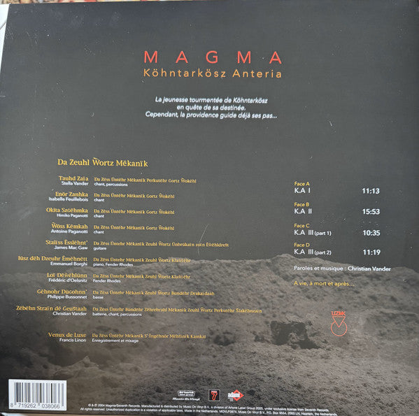 Magma (6) : K.A (2xLP, Album, RE, RM)