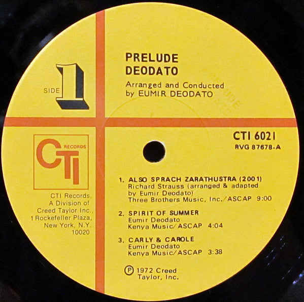 Deodato* : Prelude (LP, Album, Scr)
