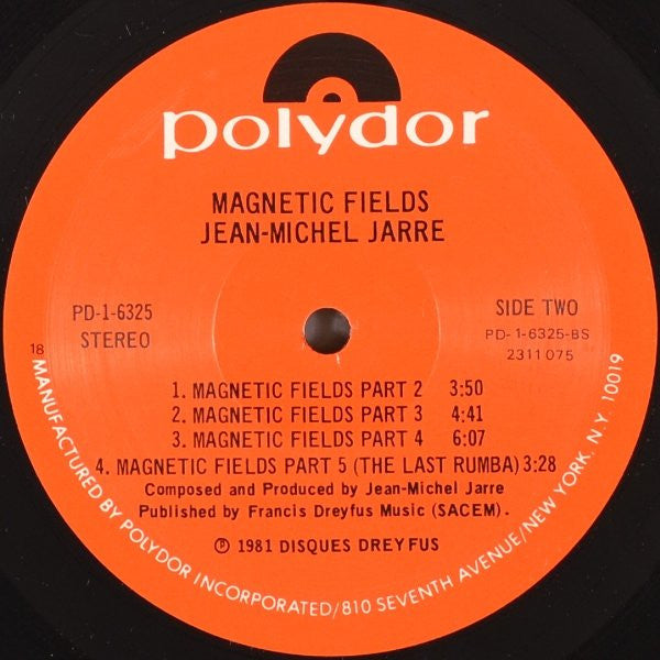 Jean-Michel Jarre : Magnetic Fields (LP, Album, 18-)