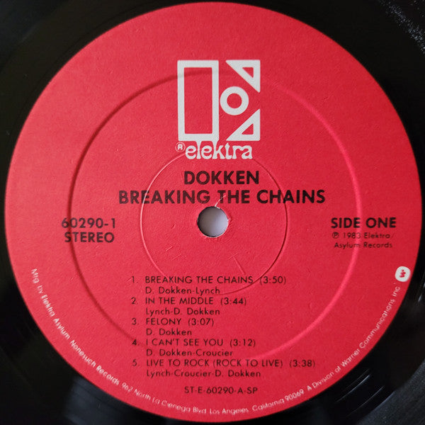 Dokken : Breaking The Chains (LP, Album, She)