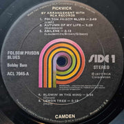 Bobby Bare : Folsom Prison Blues (LP, Album, RE)