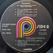 Bobby Bare : Folsom Prison Blues (LP, Album, RE)