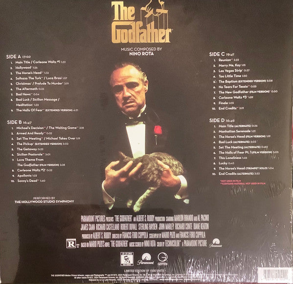 Nino Rota : The Godfather (Music From The Motion Picture) (2xLP, Album, Ltd, RM, Tux)
