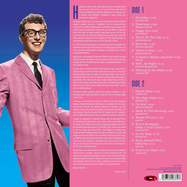 Buddy Holly : Greatest Hits (LP, Comp, Pin)