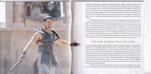 Hans Zimmer And Lisa Gerrard : Gladiator (Music From The Motion Picture - 25th Anniversary Expanded Edition) (3xCD, Ltd, RM, S/Edition)