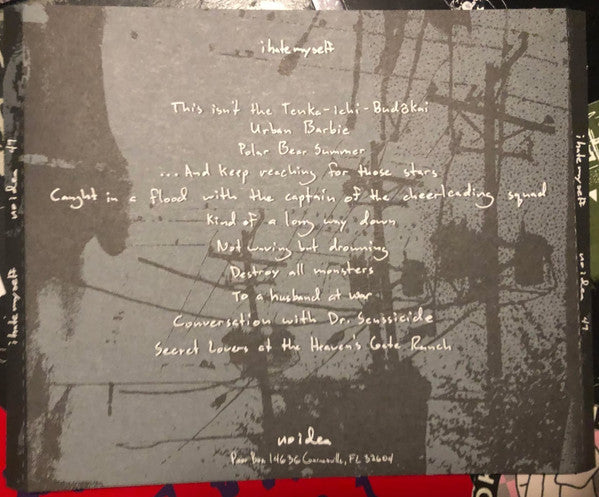 I Hate Myself : Eleven Songs (CD, Album, RE)