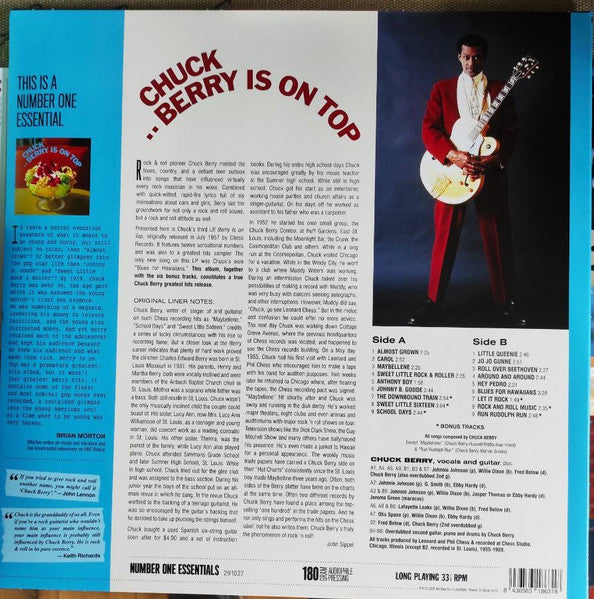 Chuck Berry : Berry Is On Top (LP, Album, Ltd, RE)